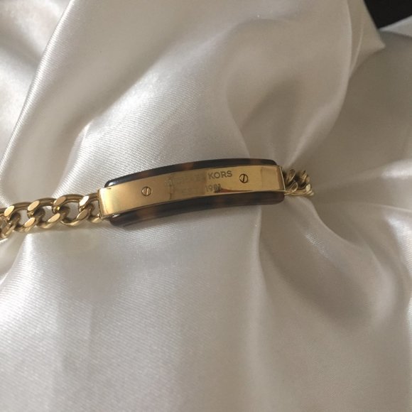 Michael Kors ID Bracelet Tortoise Shell Accent - Picture 3 of 4